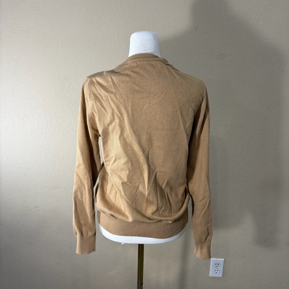 Comme des Garcons Play Womens Heart Logo Wool Cardigan Sz M Made in Japan Luxury - Picture 6 of 12